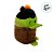 Gato zumbi de Pelúcia saquinho "Trick or Treat" - Verde/Marrom - 20cm  - 1 unidade - Rizzo - Imagem 3