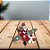 Enfeite Para Pendurar - Avião Papai Noel - 7,5x6,5x9cm - 1 unidades - Cromus - Rizzo - Imagem 1
