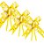 Laço Fácil Coelho Fantasia Amarelo - 10 unidades - Cromus Páscoa - Rizzo - Imagem 1