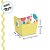 Cestinha Para Doces - Candy Colors Amarelo - 5,5x6x5,5cm - 10 unidades - Cromus - Rizzo - Imagem 2