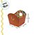 Cestinha Para Doces - Candy Colors Coral - 5,5x6x5,5cm - 10 unidades - Cromus - Rizzo - Imagem 2
