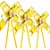 Laço Fácil Vida de Coelho Amarelo - 10 unidades - Cromus Páscoa - Rizzo - Imagem 1