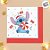 Guardanapo de Papel - Stitch de Natal - 32,5x32,5cm - 20 unidades - Disney Original - Rizzo - Imagem 1