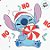 Guardanapo de Papel - Stitch de Natal - 32,5x32,5cm - 20 unidades - Disney Original - Rizzo - Imagem 2