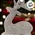 Enfeite Decorativo de Natal - Rena - Champagne - 30x22x12cm - 1 unidade - Cromus - Rizzo - Imagem 2