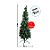 Árvore De Natal Pisa Verde Escuro - 711 Galhos - 2,10m - 1 unidade - Cromus - Rizzo - Imagem 3