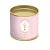 Lata para Panetone Hot Stamping Bibelô Feliz Natal - Rosa - 100g - 1 unidade - Rizzo - Imagem 1