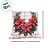 Almofada de Natal - Flores com Pinhas - 43x43cm - 1 unidades - Rizzo - Imagem 6