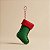 Enfeite Para Pendurar De Natal - Meia - Verde e Vermelho - 10cm - 1 unidade - Cromus - Rizzo - Imagem 1