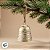 Enfeite Para Pendurar De Natal - Sino Com Listras Douradas - 17cm - 1 unidade - Cromus - Rizzo - Imagem 5