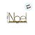 Enfeite Decorativo de Natal - Placa Noel Dourada - 13,5cm - 1 unidade - Cromus - Rizzo - Imagem 3