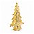Enfeite Decorativo de Natal - Pinheiro Dourado - 21,5cm - 1 unidade - Cromus - Rizzo - Imagem 3