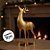 Enfeite Decorativo de Natal - Rena Dourada - Em Pé- 24cm - 1 unidade - Cromus - Rizzo - Imagem 4
