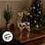 Enfeite Decorativo de Natal - Rena Acrílica Transparente e Dourada - Em Pé - 24cm - 1 unidade - Cromus - Rizzo - Imagem 4