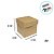 Caixa Cubo Para Panetone e Presente - Mini PP 4x4x4cm - Kraft - 10 unidades - Assk - Rizzo - Imagem 2