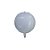 Balão de Festa Metalizado 22" 56cm - Órbita 4D Branco - 1 unidade - Partiufesta  - Rizzo - Imagem 1