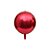Balão de Festa Metalizado 22" 56cm - Órbita 4D Vermelho - 1 unidade - Partiufesta  - Rizzo - Imagem 1