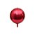 Balão de Festa Metalizado 50" 127cm - Órbita 4D Vermelho - 1 unidade - Partiufesta  - Rizzo - Imagem 1