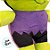 Frankenstein de Pelúcia - Verde e Roxo - 20,5cm - 1 unidade - Rizzo - Imagem 3