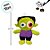 Frankenstein de Pelúcia - Verde e Roxo - 20,5cm - 1 unidade - Rizzo - Imagem 6