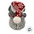 Cachorro de Pelúcia com Cachecol e Touca - Cinza - 23cm - 1 unidade - Rizzo - Imagem 4