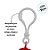 Chaveiro Urso de Pelúcia com Cachecol e Touca - Bege - 15cm - 1 unidade - Rizzo - Imagem 6