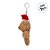 Chaveiro Urso de Pelúcia com Cachecol e Touca - Bege - 15cm - 1 unidade - Rizzo - Imagem 7