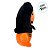 Abóbora de Pelúcia Com Touca "Boo!" - Laranja e Preto - 26cm - 1 unidade - Rizzo - Imagem 4