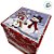 Lata De Metal De Natal - Vermelha - "Have Holly Jolly Christmas" Boneco e Neve  - 15cm - 1 unidade - Rizzo - Imagem 4