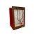 Sacola de papel com visor PVC 30x20x16cm - "Feliz Natal" - 1 unidade - Rizzo - Imagem 1