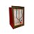 Sacola de papel com visor PVC 30x20x16cm - "Feliz Natal" - 10 unidades - Rizzo - Imagem 1