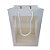 Sacola de Papel com visor de PVC 30x20x16cm - Retangular Vertical - Branca  - 10 unidades - Rizzo - Imagem 2