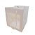 Sacola de Papel com visor de PVC 16x20x16cm - Retangular Vertical - Branca - 10 unidades - Rizzo - Imagem 1
