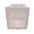 Sacola de Papel com visor de PVC 16x20x16cm - Retangular Vertical - Branca - 10 unidades - Rizzo - Imagem 2