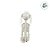 Enfeite Decorativo de Halloween - Esqueleto Cachorro Poodle - 25x8,5cm  - 1 unidade - Cromus - Rizzo - Imagem 5