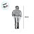 Enfeite Decorativo de Halloween - Caveira Maximilian - 83cm - 1 unidade - Cromus - Rizzo - Imagem 2
