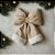 Enfeite Para Pendurar De Natal - Laço Creme - 26cm - 1 unidade - Rizzo - Imagem 1