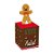 Caixa Panetone Pop Up - Biscoito - G 14x14x16,5cm - 10 unidades - Cromus - Rizzo - Imagem 1