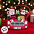 Bolsa de Natal de Filtro - Carro Papai Noel - 20,5x17x8cm - 1 unidades - Cromus - Rizzo - Imagem 6