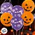 Balão de Festa Látex 12" Halloween - Abóboras e Morcegos - 6 unidades - Rizzo - Imagem 3