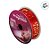 Fita de Cetim 10m x 22mm - Cor 1079 - Feliz Natal Vermelho - Rolo 10 metros   - 1 unidade - Progresso - Rizzo - Imagem 2