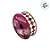 Fita de Cetim 10m x 15mm - Cor 099 - Xadrez Natalino Argyle Branco- Rolo 10 metros  - 1 unidade - Progresso - Rizzo - Imagem 2