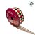 Fita de Cetim 10m x 15mm - Cor 099 - Xadrez Natalino Argyle Branco- Rolo 10 metros  - 1 unidade - Progresso - Rizzo - Imagem 3
