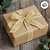 Fita de Cetim 10m x 15mm - Cor 506 - Feliz Natal Ouro - Rolo 10 metros  - 1 unidade - Progresso - Rizzo - Imagem 4