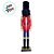 Soldado de Chumbo de Madeira Grande - 12x60x12cm - Vermelho e Azul - 1 unidade - Rizzo - Imagem 3