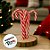 Enfeite Decorativo de Natal - Bengala Doce de Plástico - 15cm - 10 unidades - Artlille - Rizzo - Imagem 4