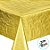 Toalha de Mesa de Plástico Laminado - Ouro - 1,37x1,83m - 1 unidades - Artlille - Rizzo - Imagem 2