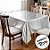 Toalha de Mesa de Plástico Laminado - Prata - 1,37x1,83m - 1 unidades - Artlille - Rizzo - Imagem 4