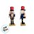 Kit Boneco Soldado Quebra Nozes de Madeira - Vermelho e Verde - 4x15cm - 3 unidades - Artlille - Rizzo - Imagem 3