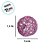 Enfeite Bola de Rattan - Rosa - 7,5x7,5cm - 1 unidade - Cromus - Rizzo - Imagem 2